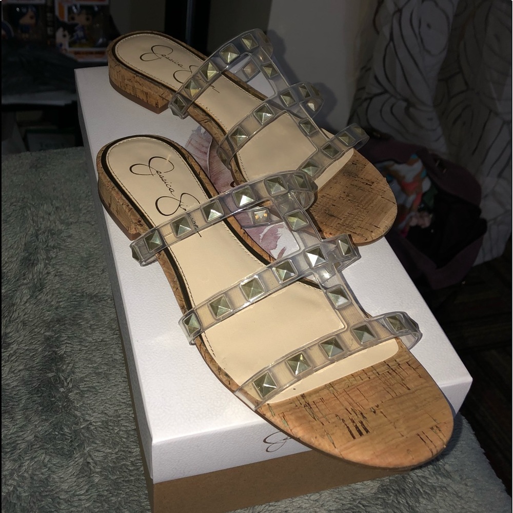 Caira Studded Flat Sandals